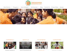 Tablet Screenshot of crossover-india.org